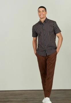 Next Hemd - Navy Blue Rust Brown Stripe | Herren -Next Verkäufe 2022 0b57f433ab5647b8b52d8c50477cb054