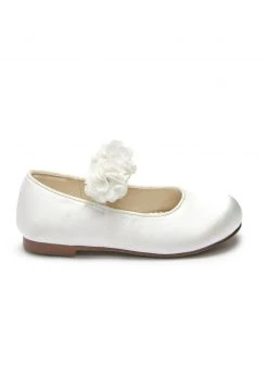 Next Klassischer Ballerina - White Satin | Kinder