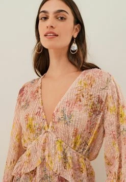 Next LACE LONG SLEEVE - Bluse - Pink Print | Damen -Next Verkäufe 2022 0b8680bddc894abe984baa1565473edc