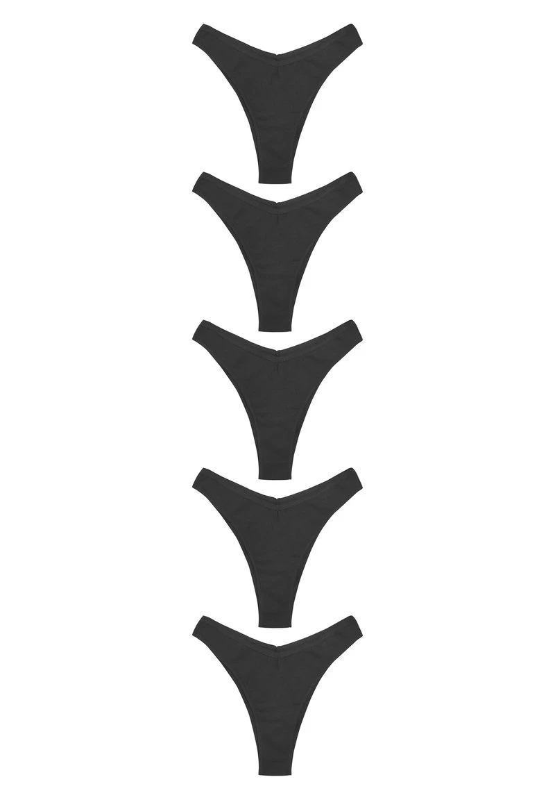 Next Damen 5 PACK - Slip - Metallic Black 4 Next Damen 5 PACK - Slip - Metallic Black – Bild 4