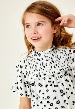 Next Kinder SLEEVE - Freizeitkleid - White Black Print -Next Verkäufe 2022 0bad88286ae74e6aaefa378f1f0a17e7