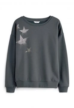 Next Damen GRAPHIC - Sweatshirt - Grey -Next Verkäufe 2022 0c5ab0d761cf4d87a098ae903f504296