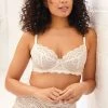 Next Damen BRODERIE LONGLINE - Balconette BH - Cream