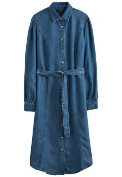 Next LONG SLEEVE - Jeanskleid - Dark Blue Fuller Bust | Damen