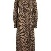 Next Damen TWIST COLLAR MIDI - Freizeitkleid - Brown