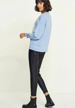 Next Damen GRAPHIC - Sweatshirt - Mottled Light Blue