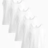 Next Herren 5 PACK - Unterhemd/-shirt - White