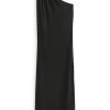 Next Damen ROCHELLE ONE SHOULDER MIDI - Etuikleid - Black