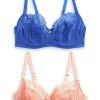 Next Damen UNWATTIERTE - Balconette BH - Blue