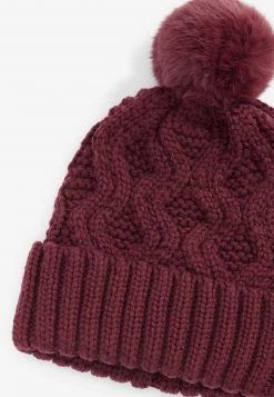 Next CABLE POM - Mütze - Purple | Damen -Next Verkäufe 2022 0e44a125106841ec9a04b5f3b1fa03ec