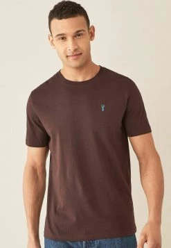 Next Herren 5 X REGULAR FIT MIT HIRSCHMOTIV - T-Shirt Basic - Rich Brights Mix