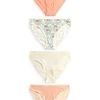 Next Damen KNICKERS 4 PACK - Slip - Check/peach/white