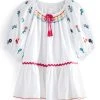 Next Kinder PEPLUM - Bluse - White Embroidered