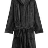 Next Herren SLATE HOODED ROBE - Bademantel - Gray
