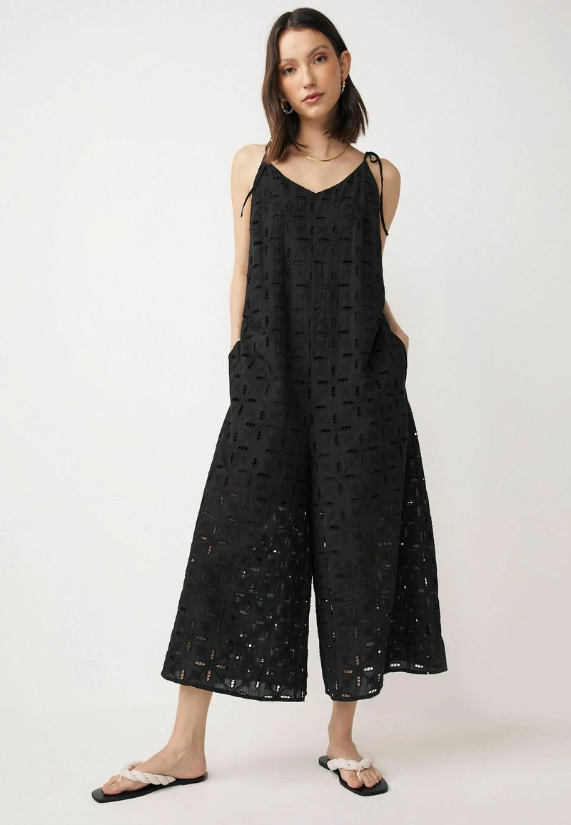 Next Jumpsuit - Black Broidery | Damen 2 Next Jumpsuit - Black Broidery | Damen – Bild 2