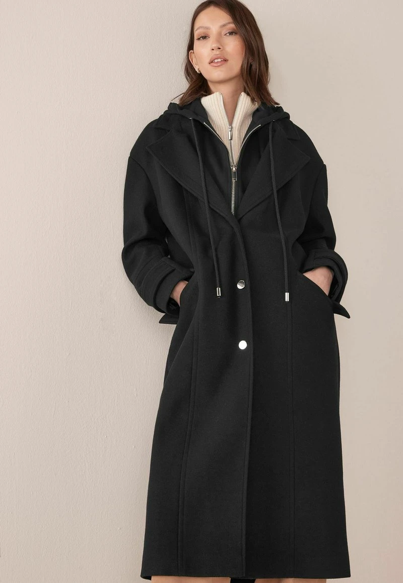 Next Damen Trenchcoat - Black 1 Next Damen Trenchcoat - Black