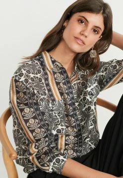 Next Damen LONG SLEEVE UTILITY - Hemdbluse - Black Geo Print -Next Verkäufe 2022 0f78e3babf08401d8456f5cdb5c93396