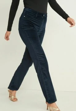 Next Damen VELVET - Jeans Straight Leg - Dark Blue -Next Verkäufe 2022 0fcc2c14320e467db43f445cb27d4cf5