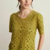 Next Damen Bluse - Olive Green