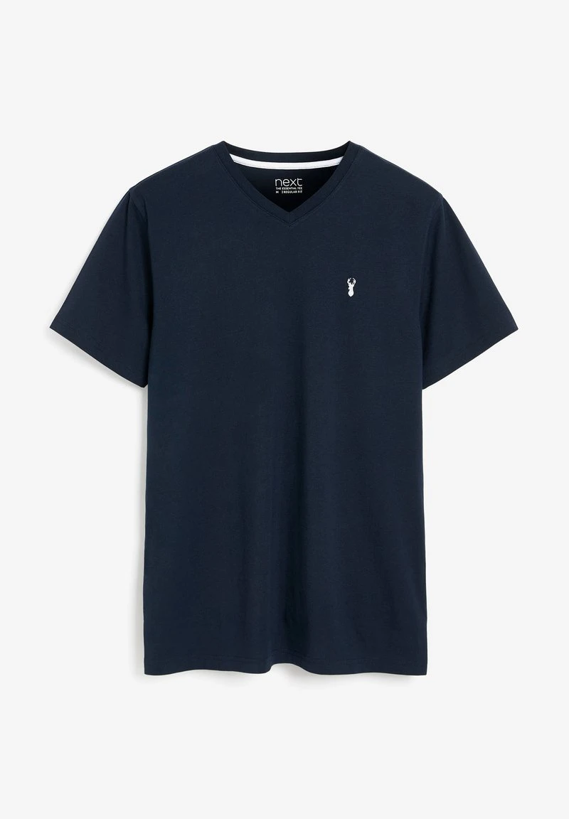 Next Herren 5 PACK - T-Shirt Basic - Black White Grey Red 2 Next Herren 5 PACK - T-Shirt Basic - Black White Grey Red – Bild 2