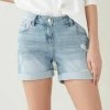 Next Damen Jeans Shorts - Blue