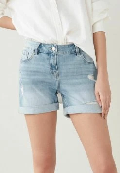 Next Damen Jeans Shorts - Blue