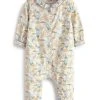 Next Kinder WOVEN COLLARED BABY - Strampler - Blue Elephant Print