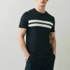 Next Herren BLOCKED - T-Shirt Print - Dark Navy Blue