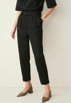Next Damen IM TAPERED FIT - Chino - Black