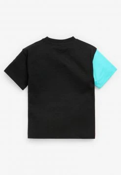 Next Kinder COLOURBLOCK OVERSIZED - T-Shirt Print - Black/neon Blue/pink -Next Verkäufe 2022 121df9b802d64df0a54c8bdd828d5a80