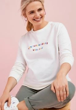 Next Damen Sweatshirt - Ecru Cream -Next Verkäufe 2022 12ada4147f624c53afb735824ecd8f94