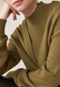 Next Damen Strickpullover - Khaki -Next Verkäufe 2022 12cb1ce6566f4b908389f9dd187aed62