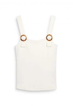 Next Damen BUCKLE STRAP - Top - Off White -Next Verkäufe 2022 12fe045afaf9402ea749ed8dc4389ef9