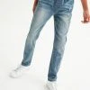 Next Kinder Jeans Straight Leg - Mottled Light Blue