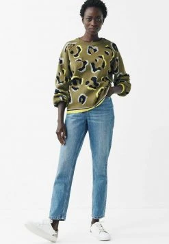 Next Damen Strickpullover - Khaki