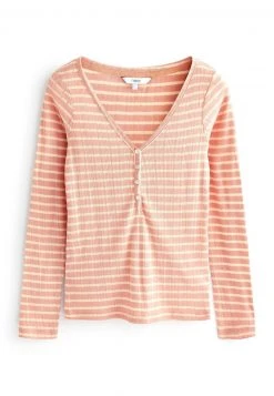 Next Damen POINTELLE - Langarmshirt - Blush Pink White Stripe -Next Verkäufe 2022 13acc99b58f7448abf6dc4dc95655bad