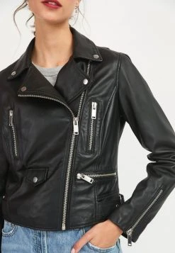 Next Damen Lederjacke - Black -Next Verkäufe 2022 141da51f9bc54fe0827ec9acf4485201