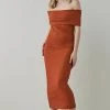 Next BARDOT - Strickkleid - Rust Brown | Damen