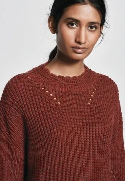 Next Damen HI NECK HEM LAYER STITCH DETAIL - Strickpullover - Dark Brown -Next Verkäufe 2022 1475239833f3481f9a4f8dd37522cc86