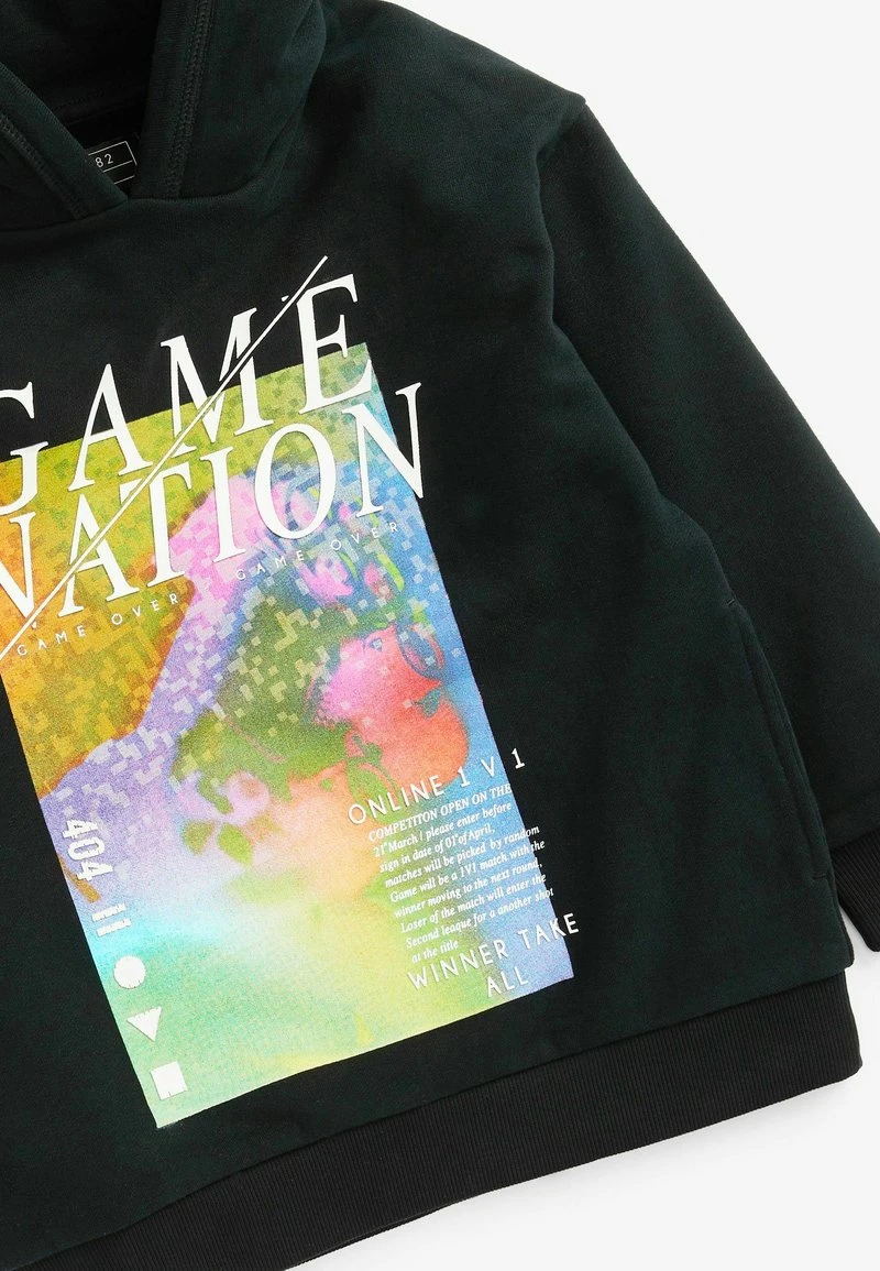 Next Kinder GAME NATION GRAPHIC - Kapuzenpullover - Black 3 Next Kinder GAME NATION GRAPHIC - Kapuzenpullover - Black – Bild 3