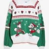 Next Damen CHRISTMAS - Strickpullover - Green, White