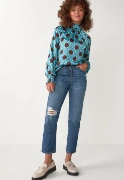 Next Damen Bluse - Blue