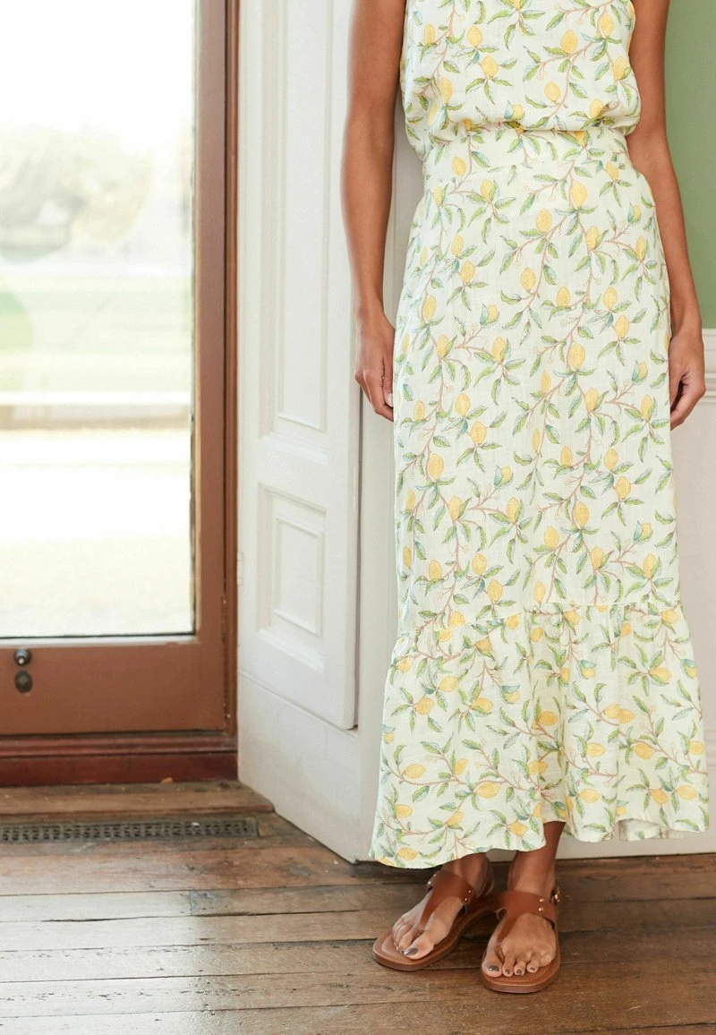 Next Damen Maxirock - Morris Co Lemon Tree Print White Lemon 2 Next Damen Maxirock - Morris Co Lemon Tree Print White Lemon – Bild 2