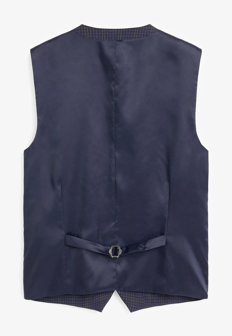 Next Herren CHECK SUIT - Anzugweste - Blue 2 Next Herren CHECK SUIT - Anzugweste - Blue – Bild 2