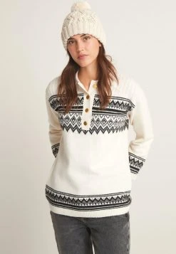 Next Damen Strickpullover - Off White
