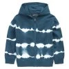 Next Kinder ZIP THROUGH TIE DYE - Kapuzenpullover - Navy Blue