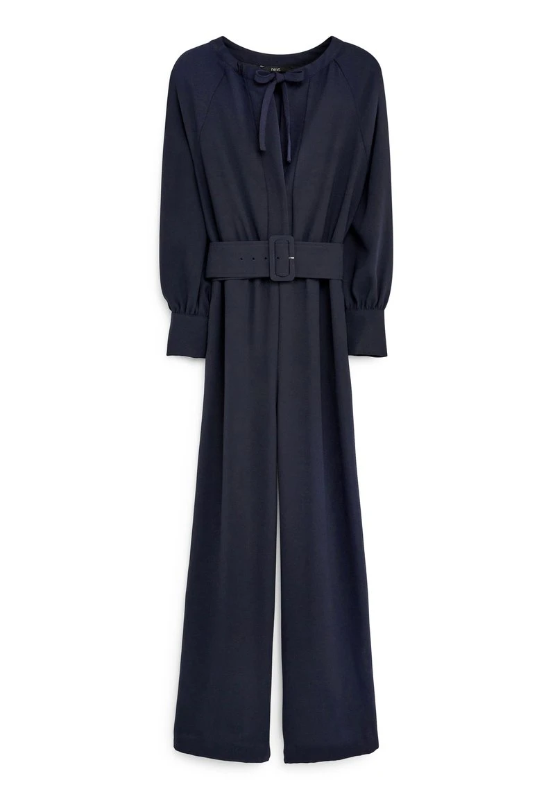 Next TIE NECK CREPE - Jumpsuit - Dark Blue | Damen 5 Next TIE NECK CREPE - Jumpsuit - Dark Blue | Damen – Bild 5