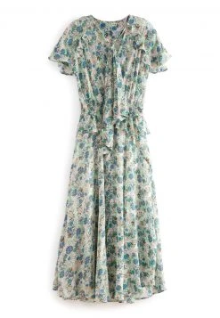 Next Damen CELIA BIRTWELL RUFFLE - Freizeitkleid - White