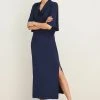 Next COWL NECK - Freizeitkleid - Dark Blue | Damen