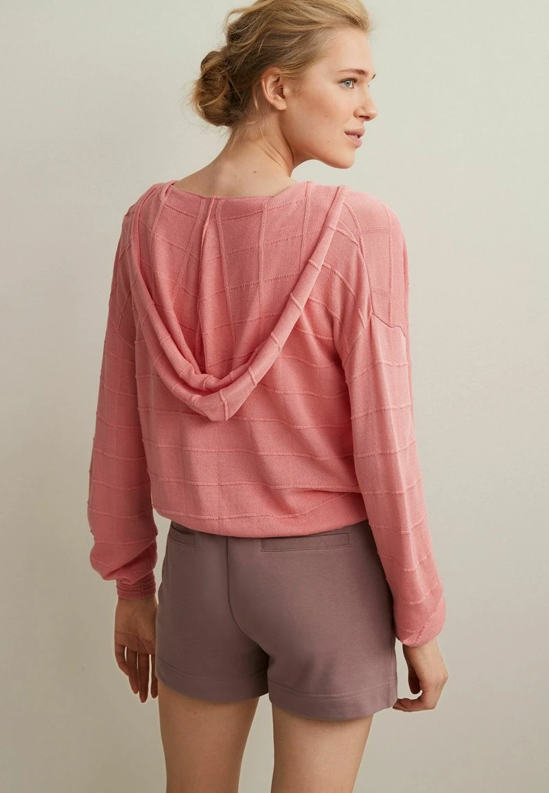 Next Damen TIE HEM - Strickjacke - Pink 3 Next Damen TIE HEM - Strickjacke - Pink – Bild 3